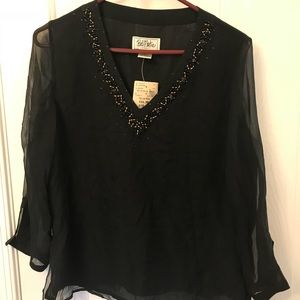 Women’s black blouse